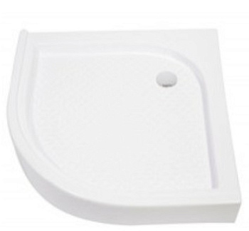 Поддон акрил 100*100*15 полукруг на каркасе с регулируемыми ножками EVA GOLD